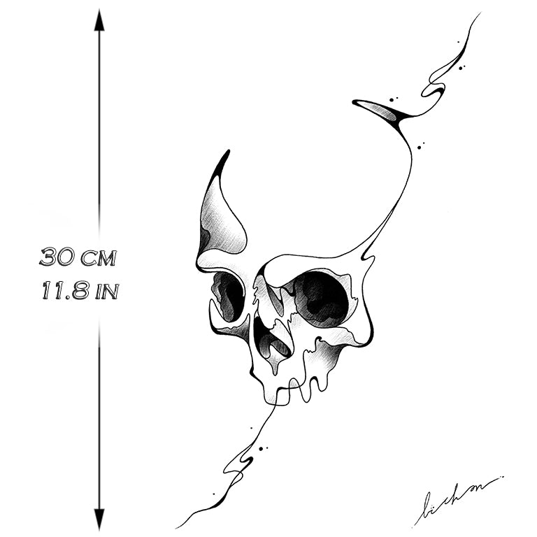 Skull Line - by Bichon