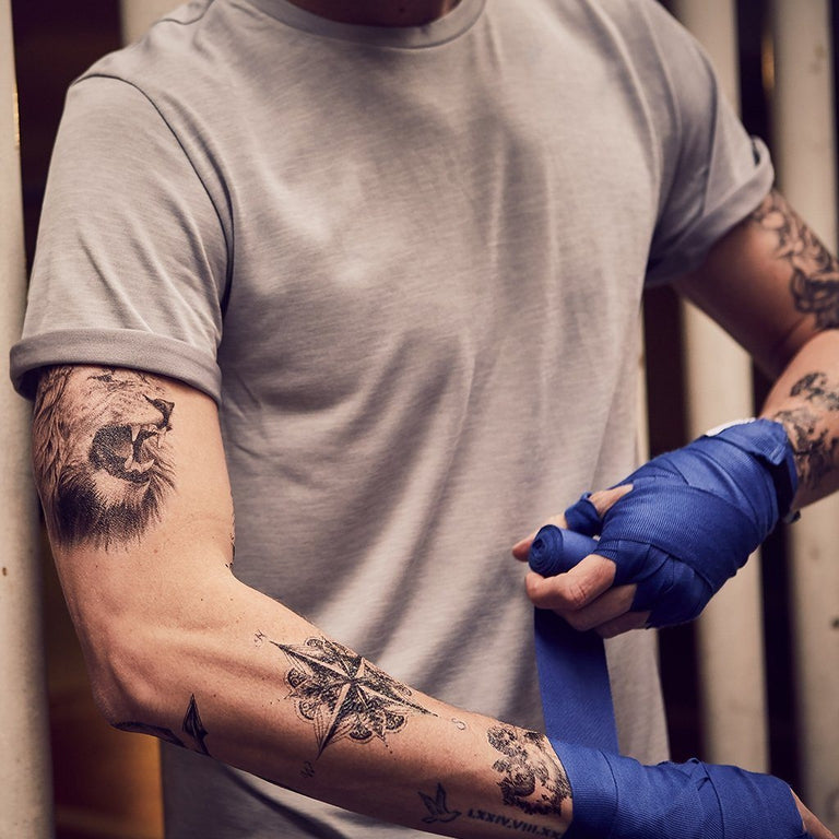 Tatouage éphémère : Realistic Roar of the Lion - Pack - ArtWear Tattoo - Tatouage temporaire