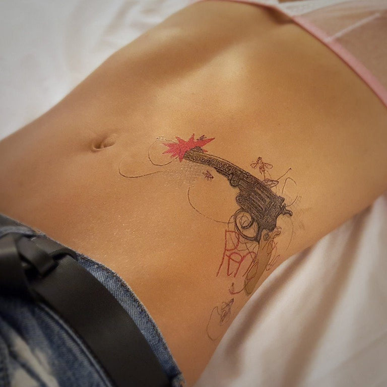 Tatouage éphémère : Bang Bang - ArtWear Tattoo - Tatouage temporaire