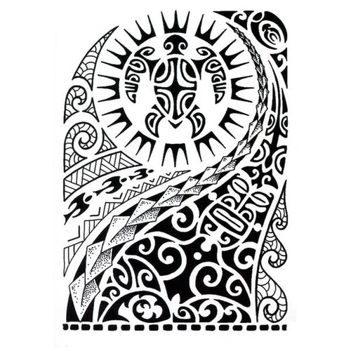 Polynesian tattoo 3/4 sleeve - THE BEST PLACE ON WEB TO CREATE YOUR CUSTOM  TATTOO
