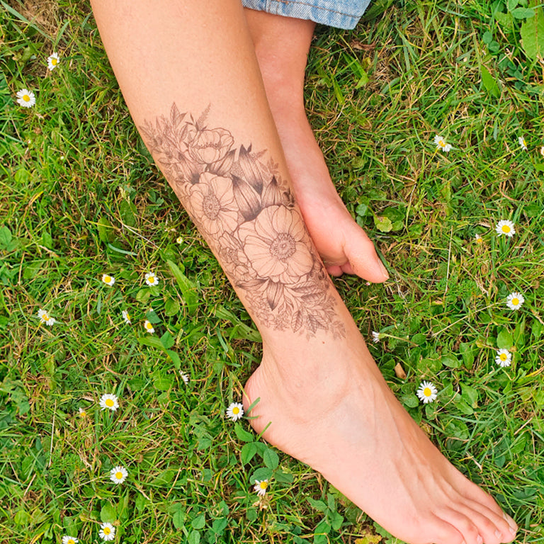 Realistic Look Black Tribal Temporary Tattoo Body Art Arm Stick On Sticker  | eBay