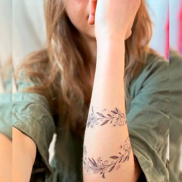 Leaf Tattoo Sticker Waterproof Temporary Fake Tatoo Flower Arm Hand  Children Girls Kids Teens Women Make Up Body Art 10.5X6cm - buy at the  price of $0.19 in aliexpress.com | imall.com