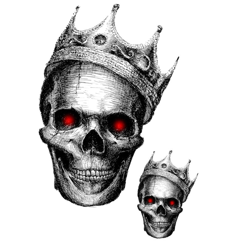 Tatouage éphémère : King Skull - Pack - ArtWear Tattoo - Tatouage temporaire