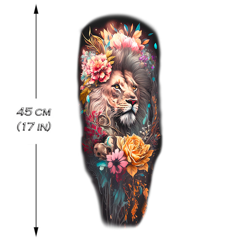 Set of 3 "floral Lion" Sleeve