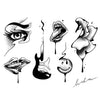 Tatouage éphémère : Liquid Rock - by Bichon - ArtWear Tattoo - Tatouage temporaire