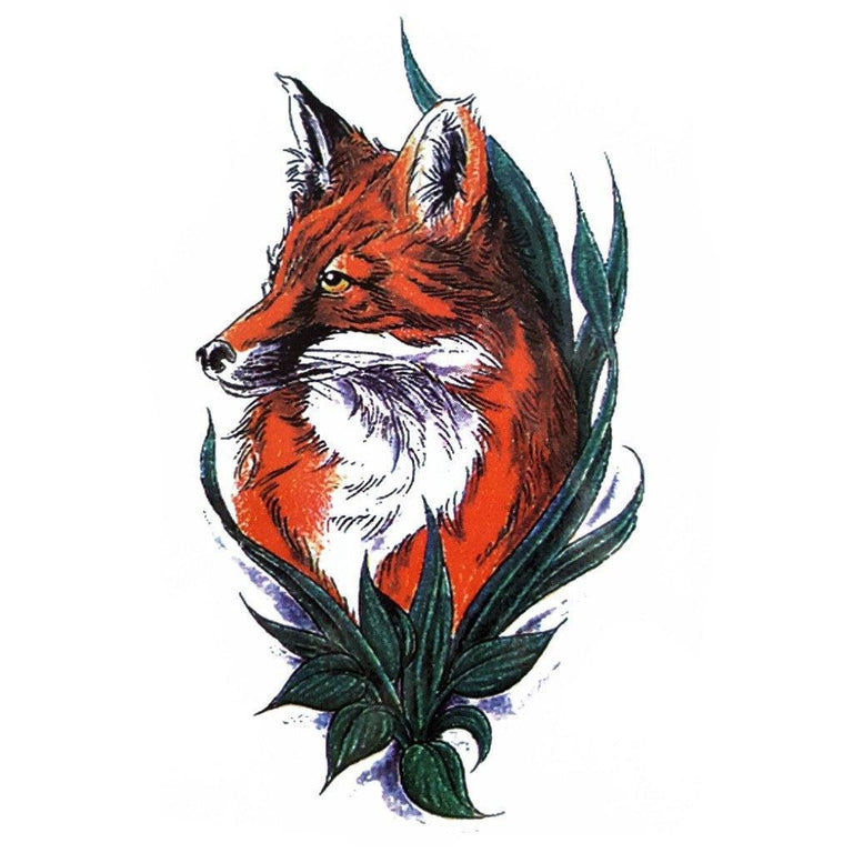 Tatouage éphémère : Color Fox - ArtWear Tattoo - Tatouage temporaire