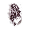 Tatouage éphémère : Indian Wolf - ArtWear Tattoo - Tatouage temporaire