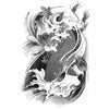 Tatouage éphémère : Koi Fish - B&W 4 - ArtWear Tattoo - Tatouage temporaire