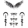 Tatouage éphémère : Moon Dragonfly & Wings - ArtWear Tattoo - Tatouage temporaire
