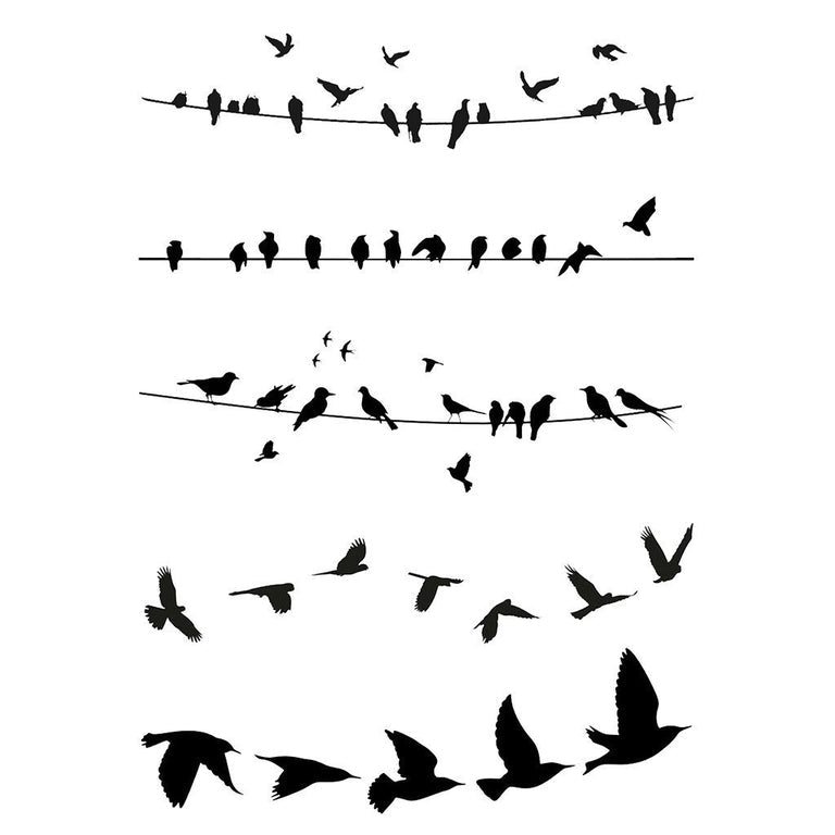 Tatouage éphémère : Multi Lil Birds - Pack - ArtWear Tattoo - Tatouage temporaire