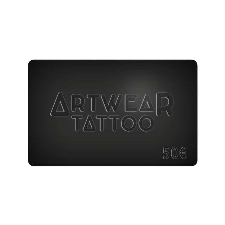 Tatouage éphémère : Carte cadeau - ArtWear Tattoo - Tatouage temporaire