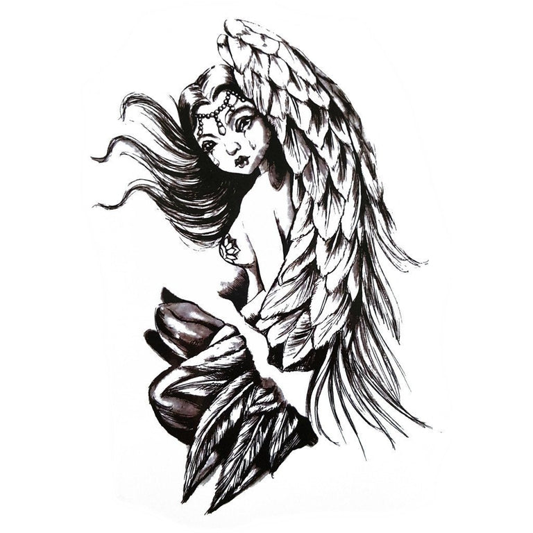 Tatouage éphémère : Angel Tear - ArtWear Tattoo - Tatouage temporaire