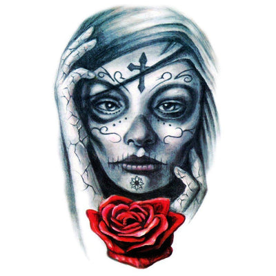 Tatouage Temporaire Double Face Santa Muerte ArtWear Tattoo