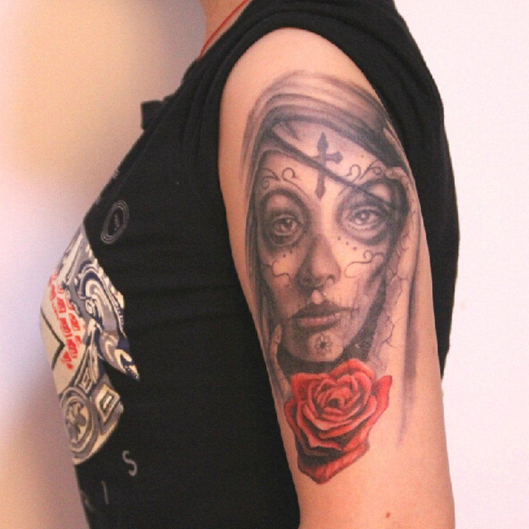 Tatouage Temporaire Rose Ornament ArtWear Tattoo