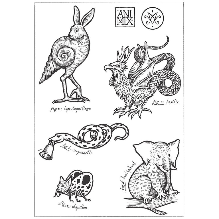 Tatouage éphémère : Animix - by Noble Needles - ArtWear Tattoo - Tatouage temporaire