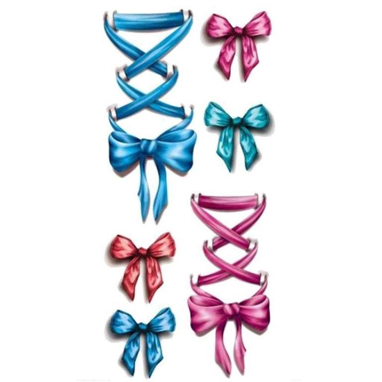 Tatouage éphémère : Big Bows & Ribbons - ArtWear Tattoo - Tatouage temporaire