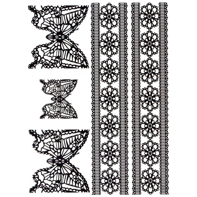 Tatouage éphémère : Lace Pack B - ArtWear Tattoo - Tatouage temporaire