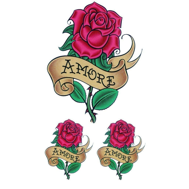 Tatouage Temporaire Rose Ornament ArtWear Tattoo