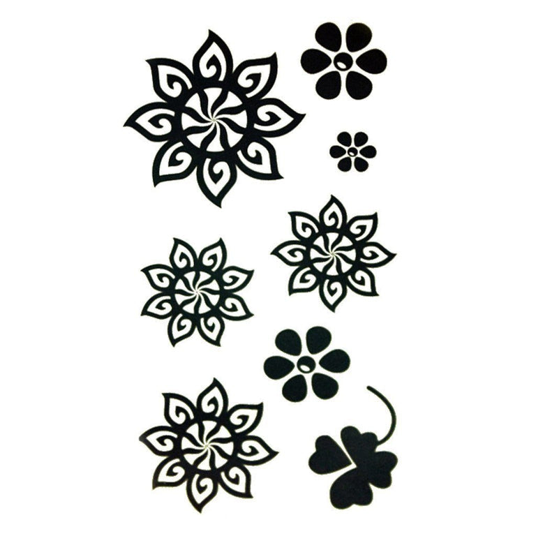 Tatouage éphémère : Multi Flowers - Pack - ArtWear Tattoo - Tatouage temporaire