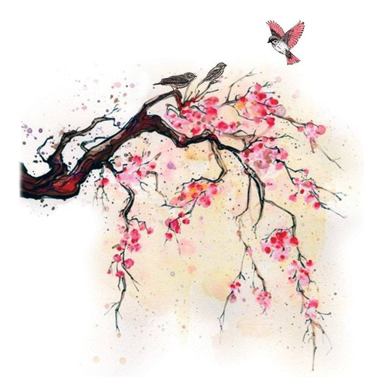 Sakura Tree & Birds