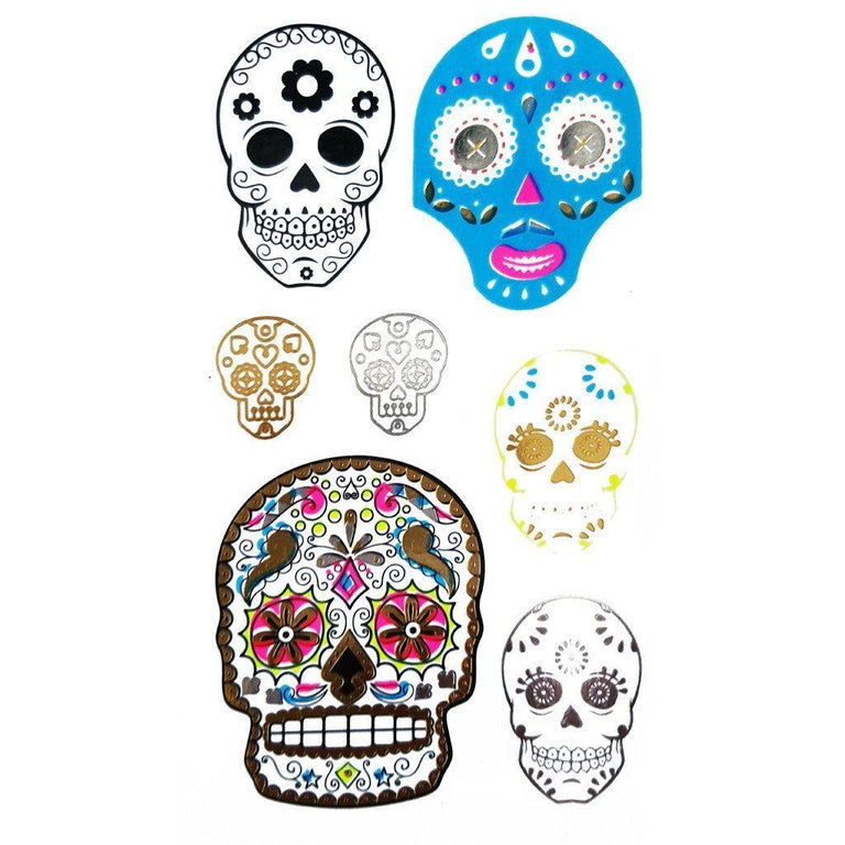 Tatouage éphémère : Ultraviolet Lil Skulls Pack - ArtWear Tattoo - Tatouage temporaire