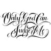 Tatouage éphémère : Only God Can Judge Me - ArtWear Tattoo - Tatouage temporaire