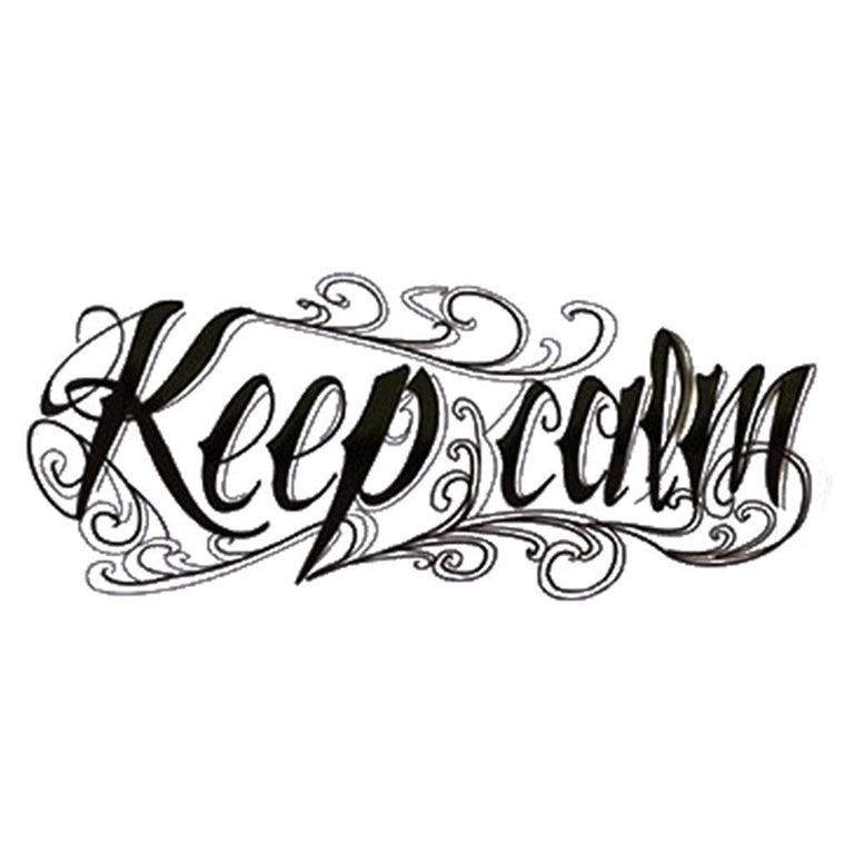 Tatouage éphémère : Small "Keep Calm" - ArtWear Tattoo - Tatouage temporaire