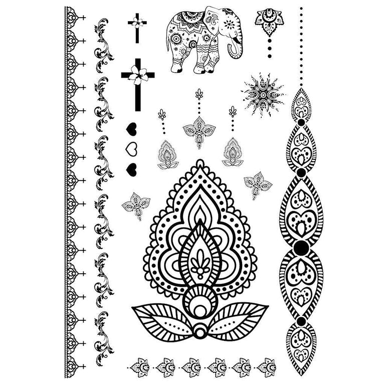 Temporary tattoo "All Gods - Pack"
