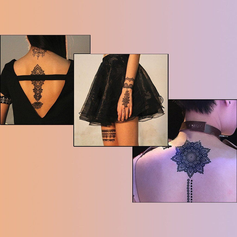 Tatouage éphémère : Henna Patterns Pack 2 - ArtWear Tattoo - Tatouage temporaire