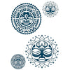 Tatouage éphémère : Blue Round Maori - Pack - ArtWear Tattoo - Tatouage temporaire