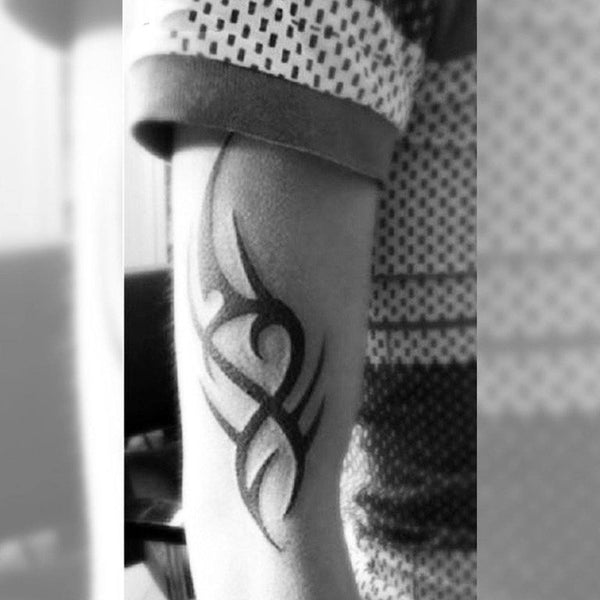 Large Totem Temporary Tattoos For Men Women Realistic Maori Dragon Thorns  Fake Tattoo Stickers Arm Body Waterproof Tatoos Tribal - Temporary Tattoos  - AliExpress