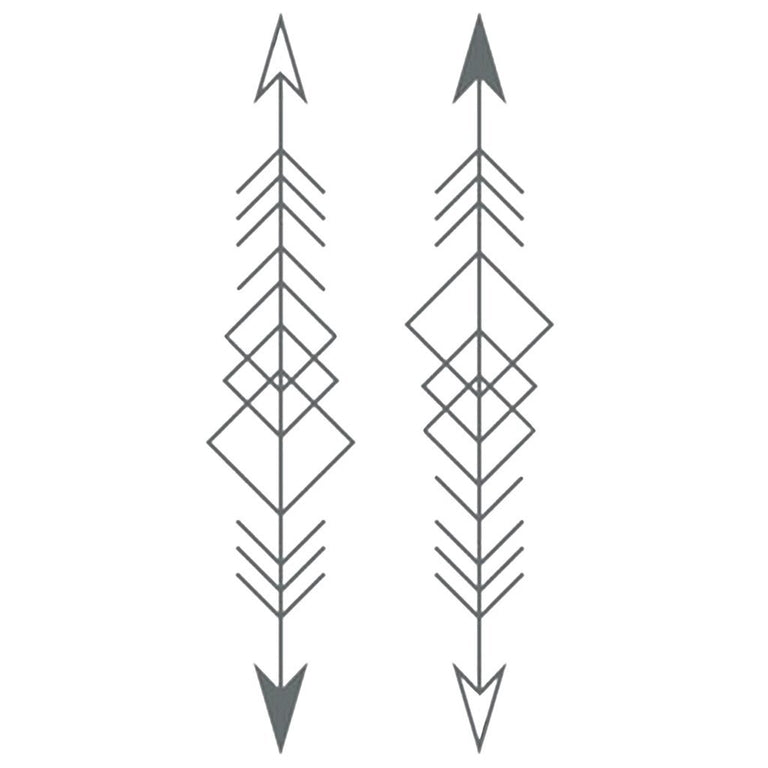 Tatouage éphémère : Graphic Arrows - Pack - ArtWear Tattoo - Tatouage temporaire