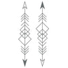 Tatouage éphémère : Graphic Arrows - Pack - ArtWear Tattoo - Tatouage temporaire