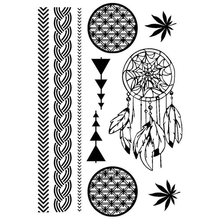 Tatouage éphémère : Dreamcatcher Bracelets - Pack - ArtWear Tattoo - Tatouage temporaire
