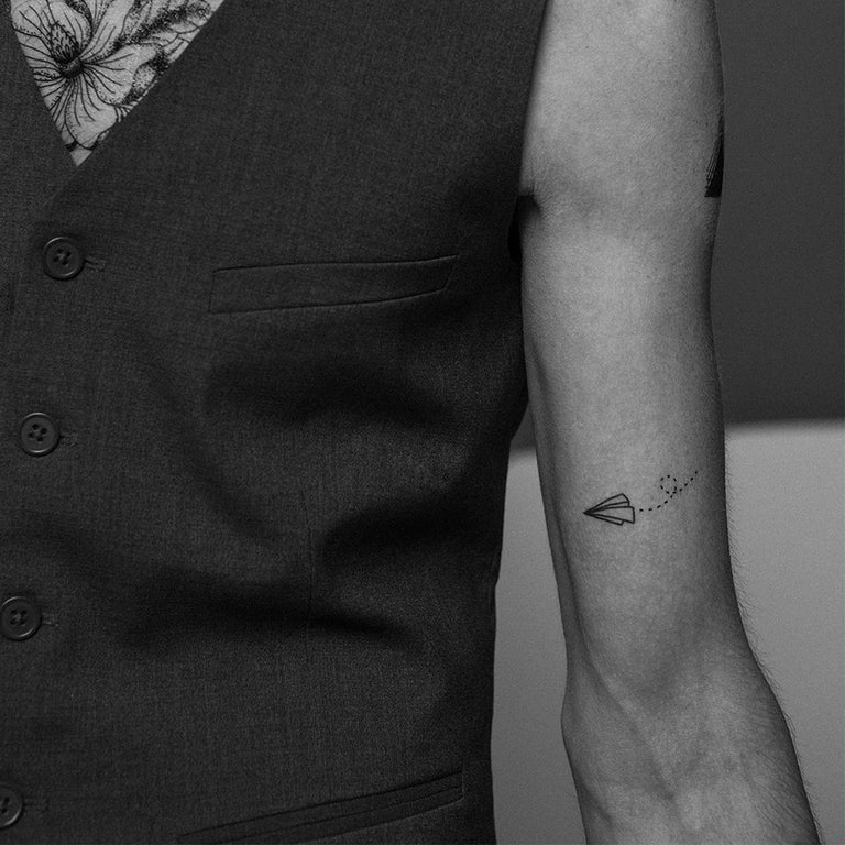 Tatouage éphémère : Paper Plane - Pack - ArtWear Tattoo - Tatouage temporaire