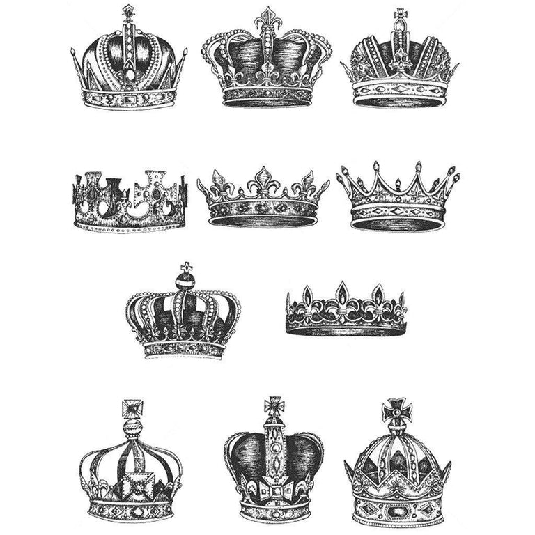 Big set of royal crown heraldic silhouette icons. Download a Free Preview  or High Quality Adobe … | Crown tattoo design, Small crown tattoo, Crown  tattoos for women