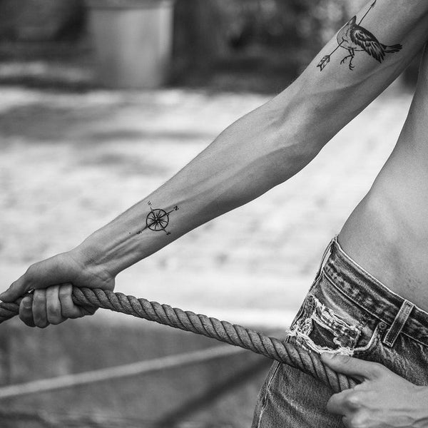 The Raven From The North on Tumblr: Simple anchor tattoo #tattoo  #oldschooltattoo #anchor #anchortattoo #sailor #navy #sea #ocean #steady  #blackandwhite #black #ink...
