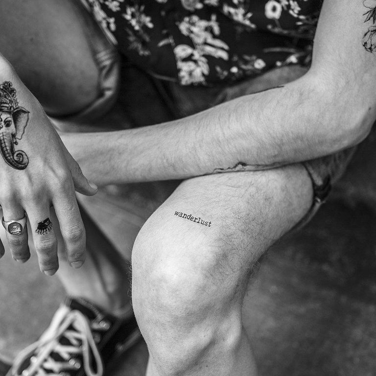Tatouage éphémère : Wanderlust - ArtWear Tattoo - Tatouage temporaire