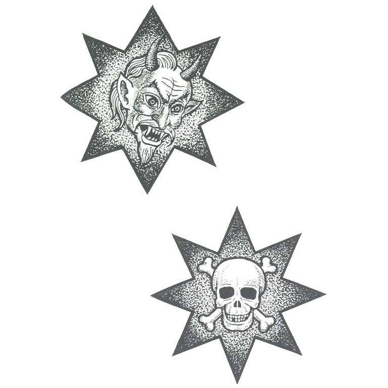 Tattoo uploaded by Saul Acosta • Nautical star with skull • Tattoodo