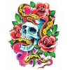 Tatouage éphémère : Skull & Roses 2 - ArtWear Tattoo - Tatouage temporaire