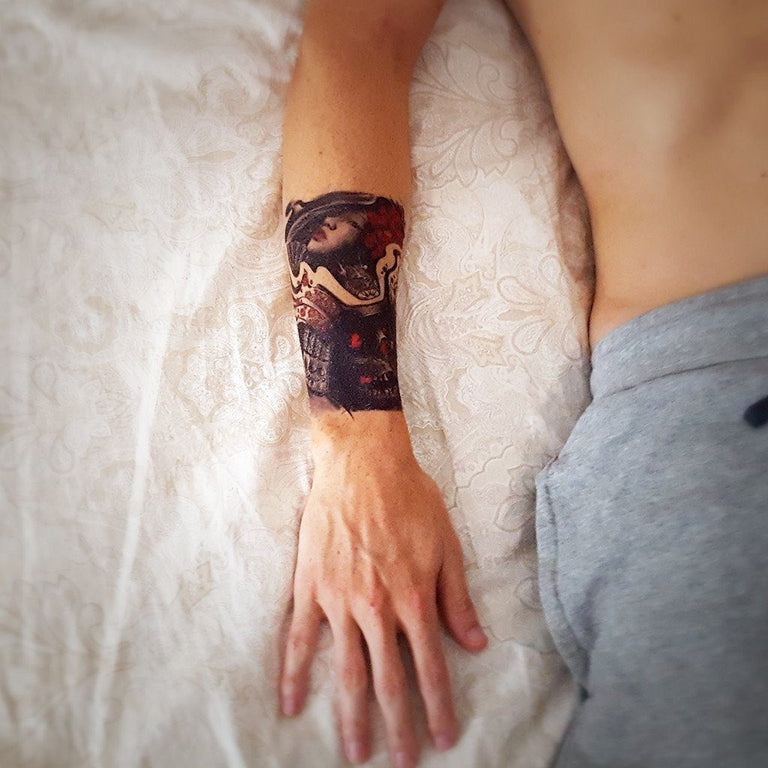Tatouage éphémère : The Samurai & The Geisha - ArtWear Tattoo - Tatouage temporaire