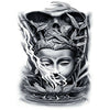 Tatouage éphémère : Black Buddha & Lotus - ArtWear Tattoo - Tatouage temporaire