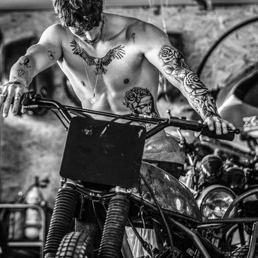 Crying Virgin Mary temporary tattoo - Religious fake tattoos - ArtWear