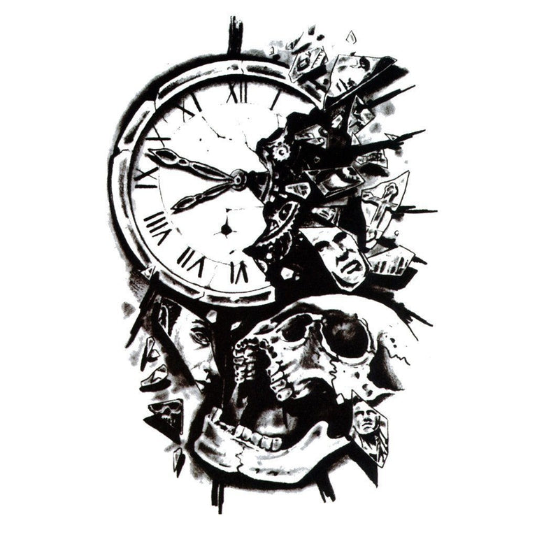 Tatouage éphémère : Breaking Time - ArtWear Tattoo - Tatouage temporaire