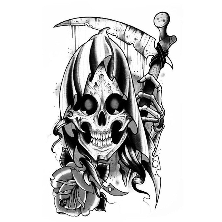 Tatouage éphémère : Grim Reaper 4 - ArtWear Tattoo - Tatouage temporaire