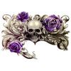 Tatouage éphémère : Purple Rose Skull - ArtWear Tattoo - Tatouage temporaire