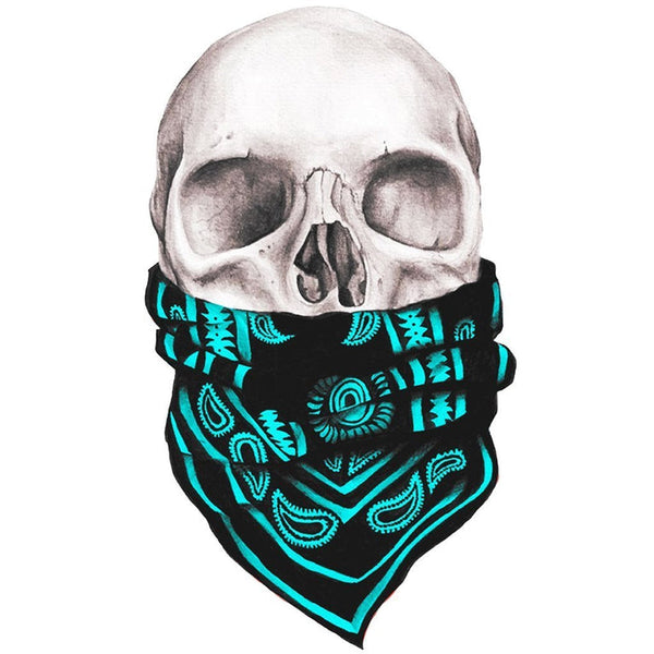 skull with bandana over face tattoo
