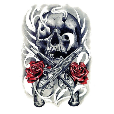 tattoos designs skulls and roses