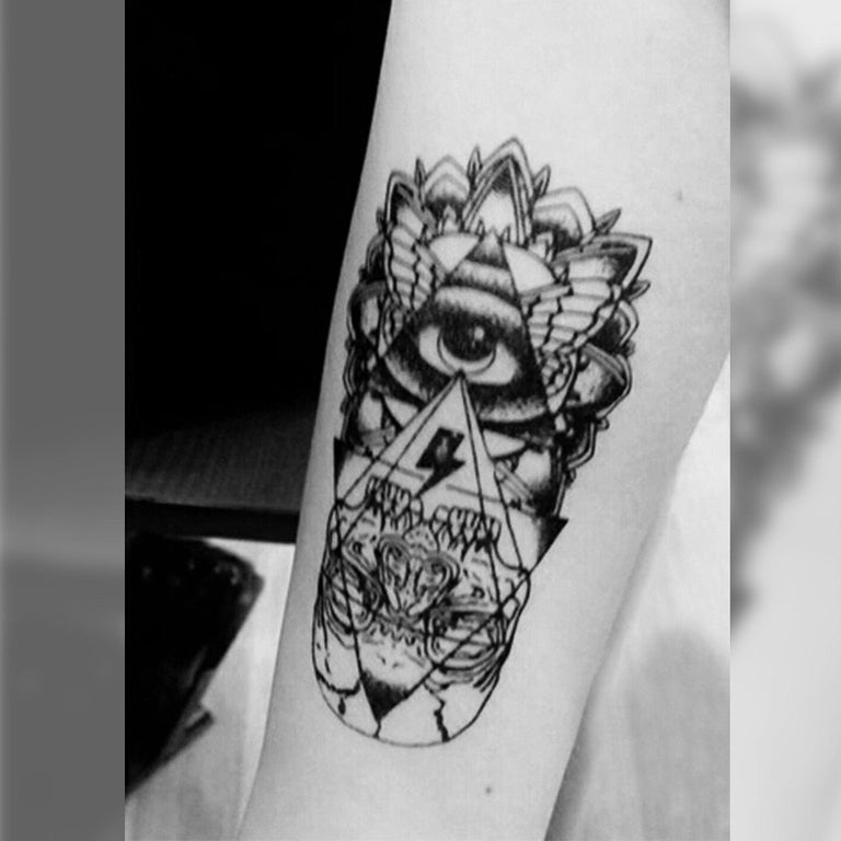 Tatouage éphémère : Small Eye Totem - ArtWear Tattoo - Tatouage temporaire