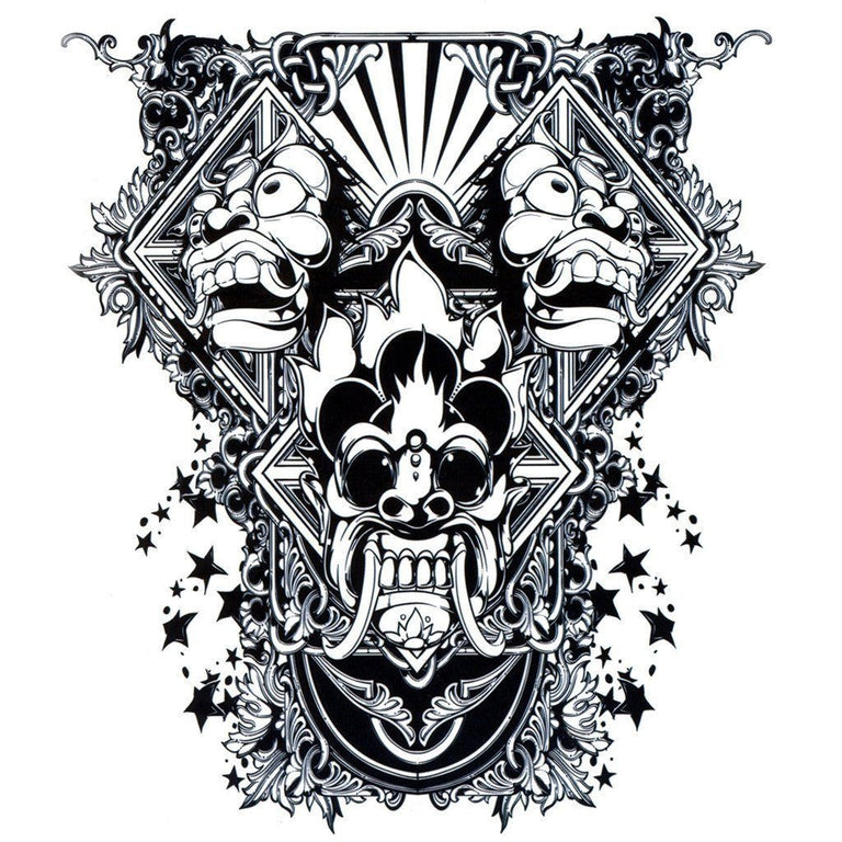 Temporary tattoo "3 Watchers"